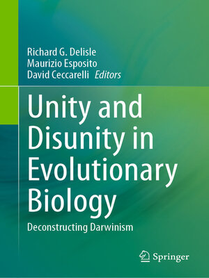 cover image of Unity and Disunity in Evolutionary Biology